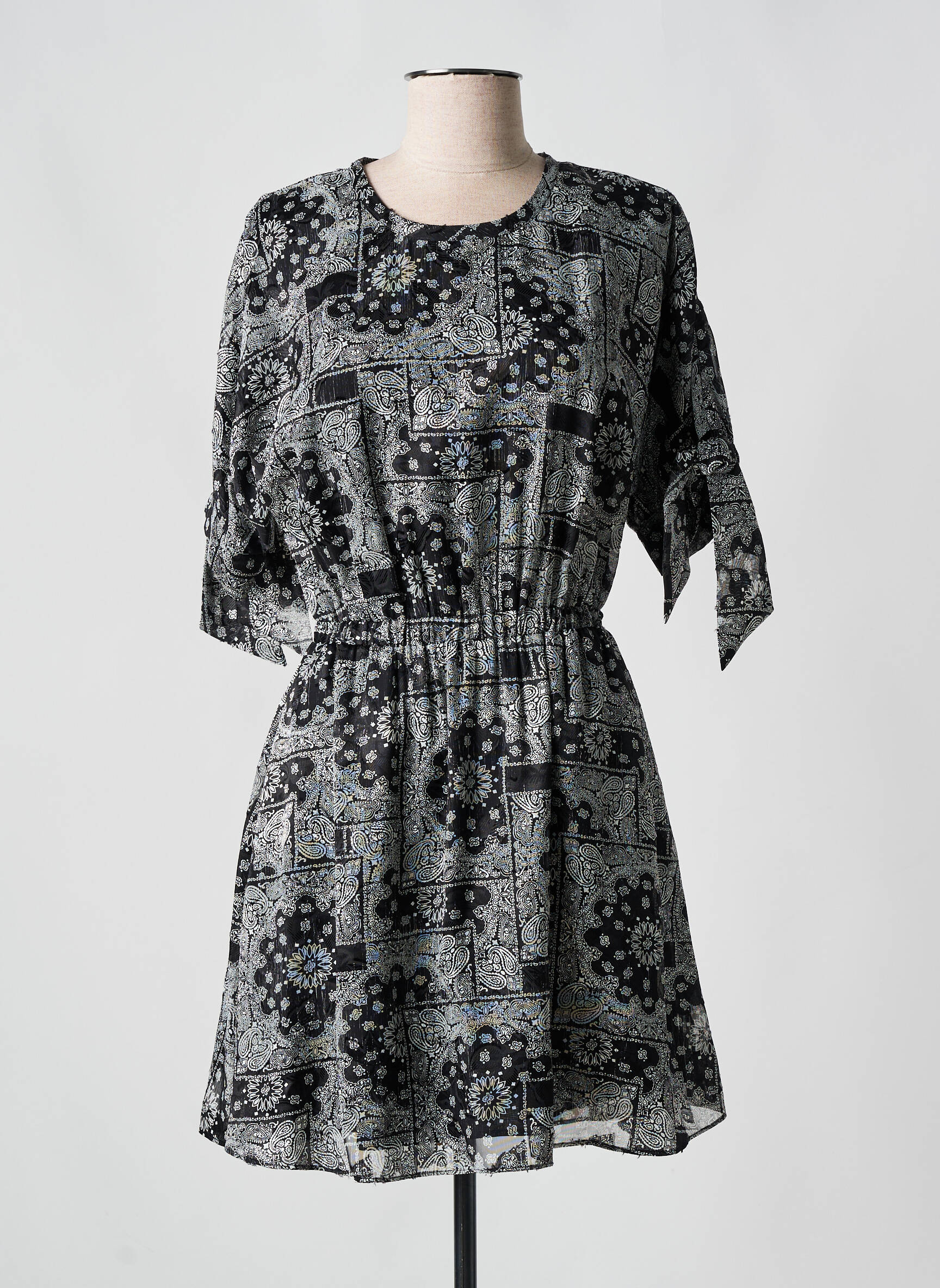 Trumpa suknelė juodas THE KOOPLES moteris
