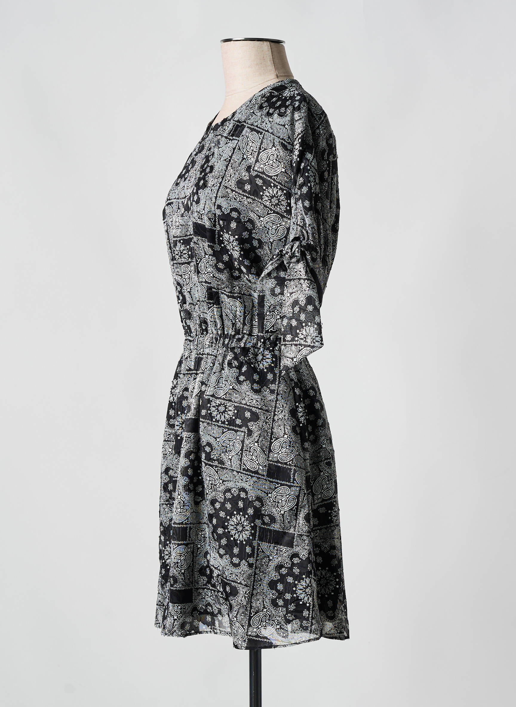 Trumpa suknelė juodas THE KOOPLES moteris