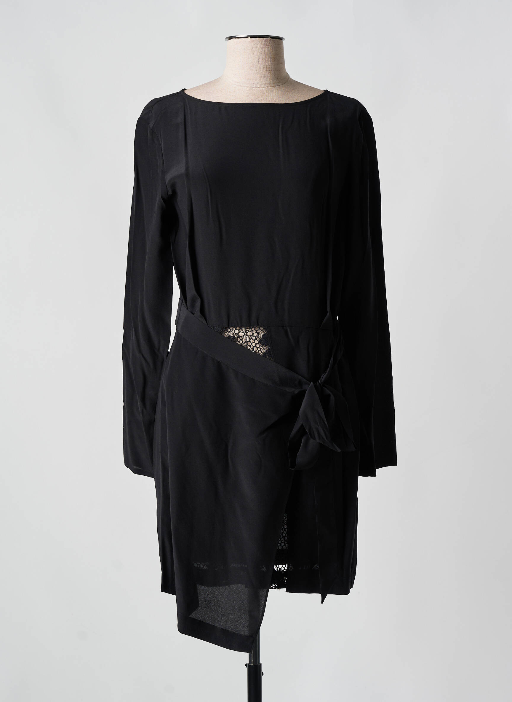Trumpa suknelė juodas THE KOOPLES moteris