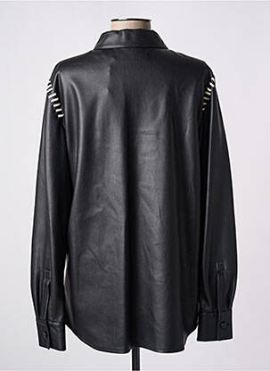 Dirbtinės odos striukė juodas KARL LAGERFELD moteris