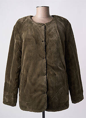 Pūkinė striukė žalias THE KOOPLES moteris