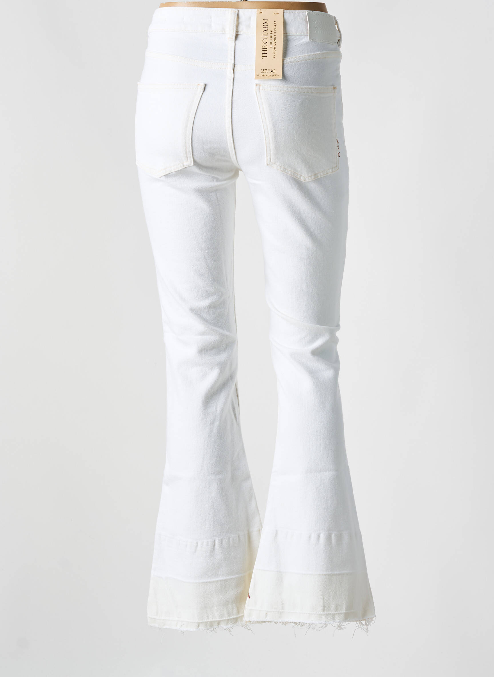 Bootcut džinsai baltas SCOTCH & SODA moteris
