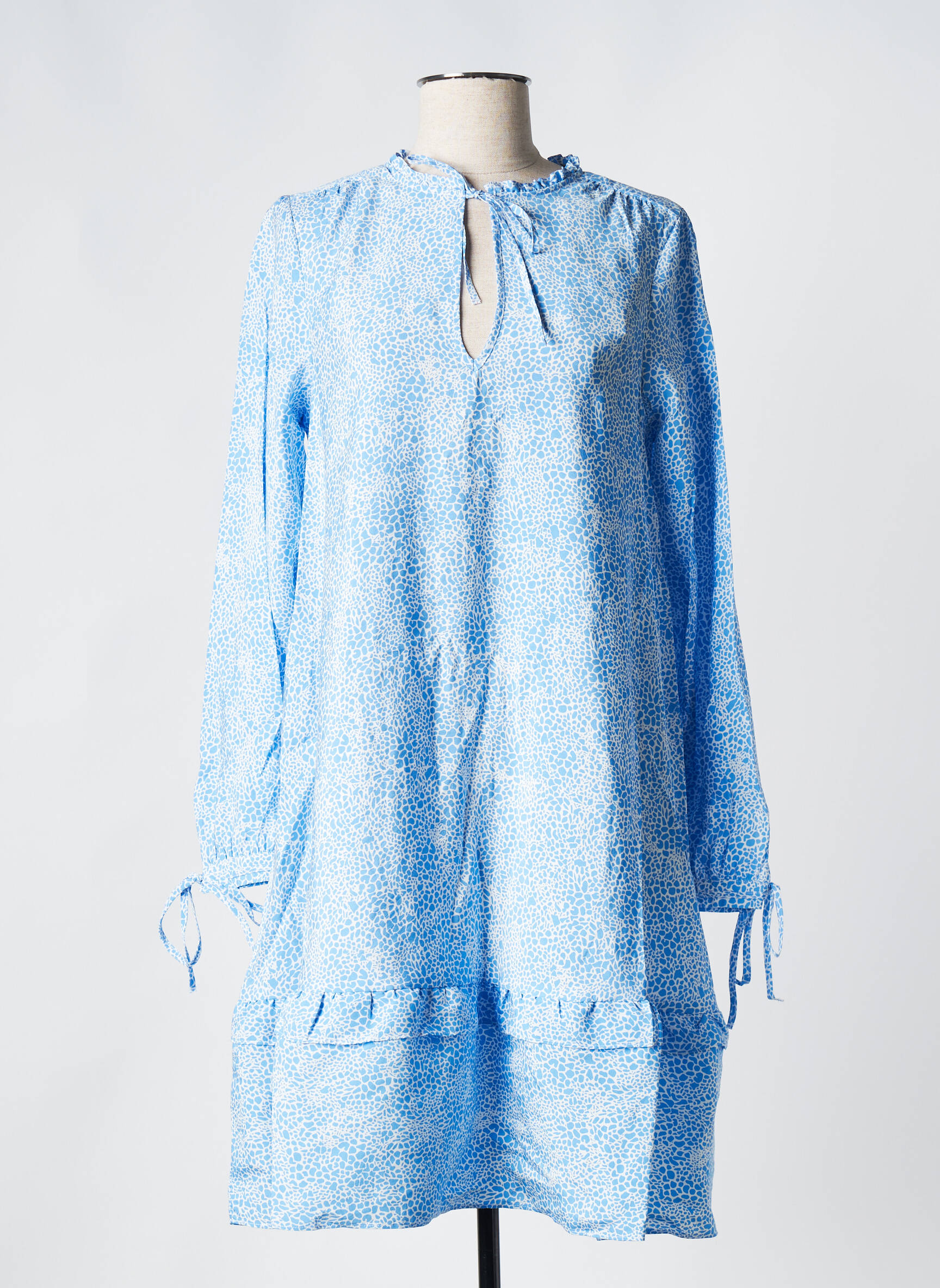 Trumpa suknelė mėlyna SCOTCH & SODA moteris
