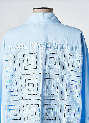 Moteriškas marškinys mėlyna KARL LAGERFELD moteris