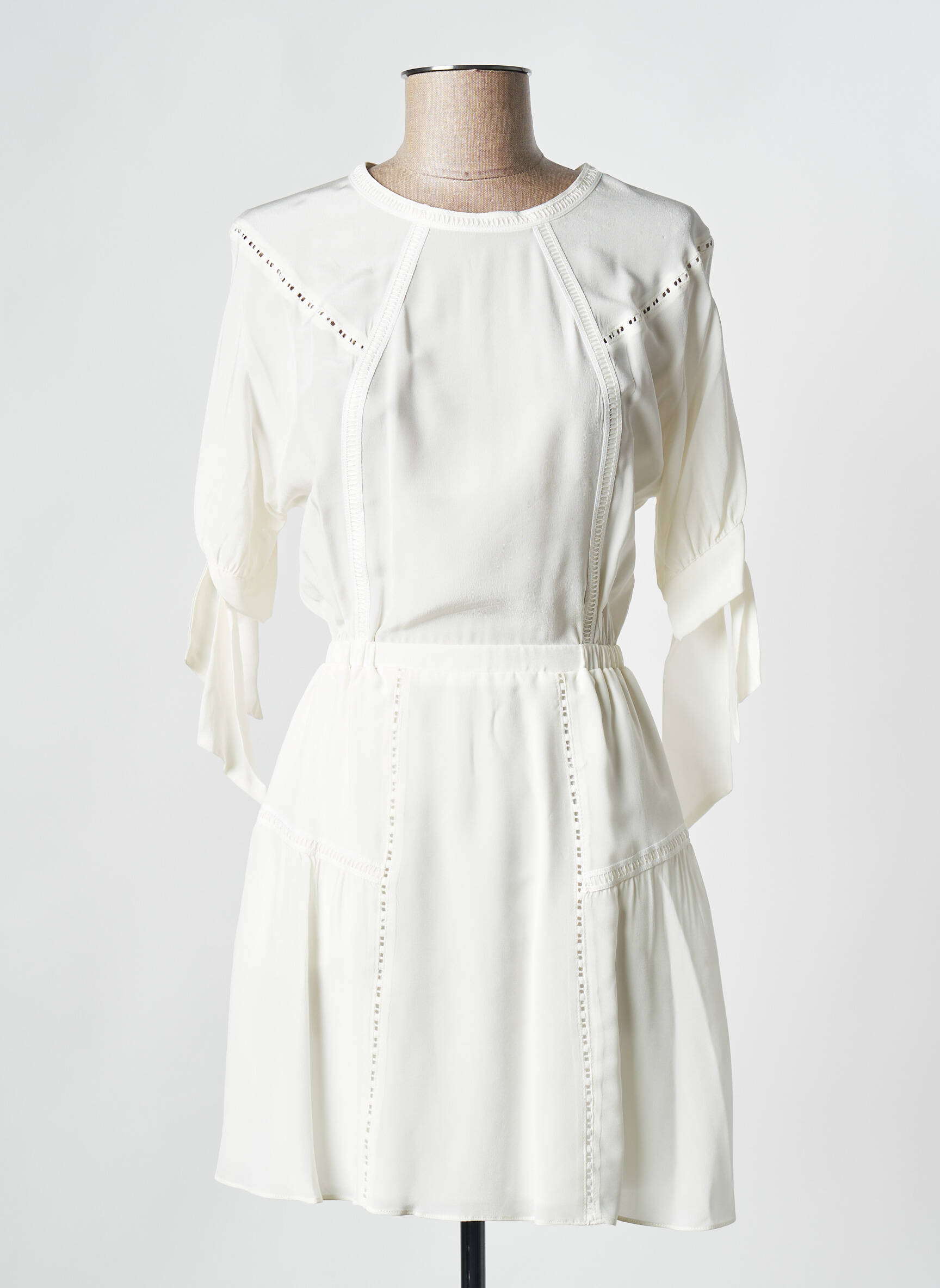 Trumpa suknelė baltas THE KOOPLES moteris