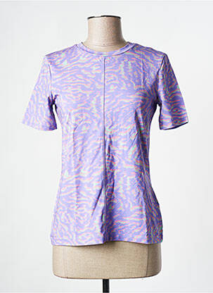 T-marškinys violetinis PAUL SMITH moteris
