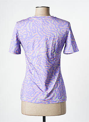 T-marškinys violetinis PAUL SMITH moteris