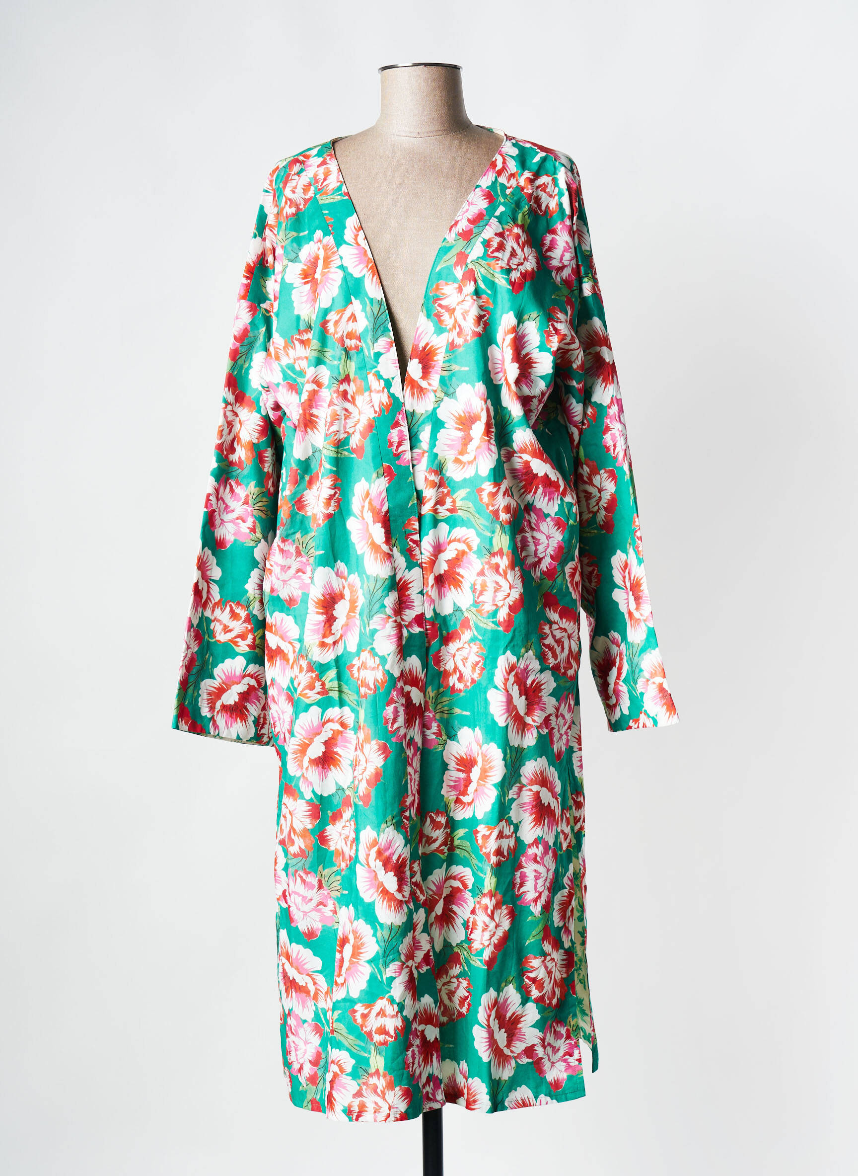 Kimono striukė žalias PARISIENNE ET ALORS moteris