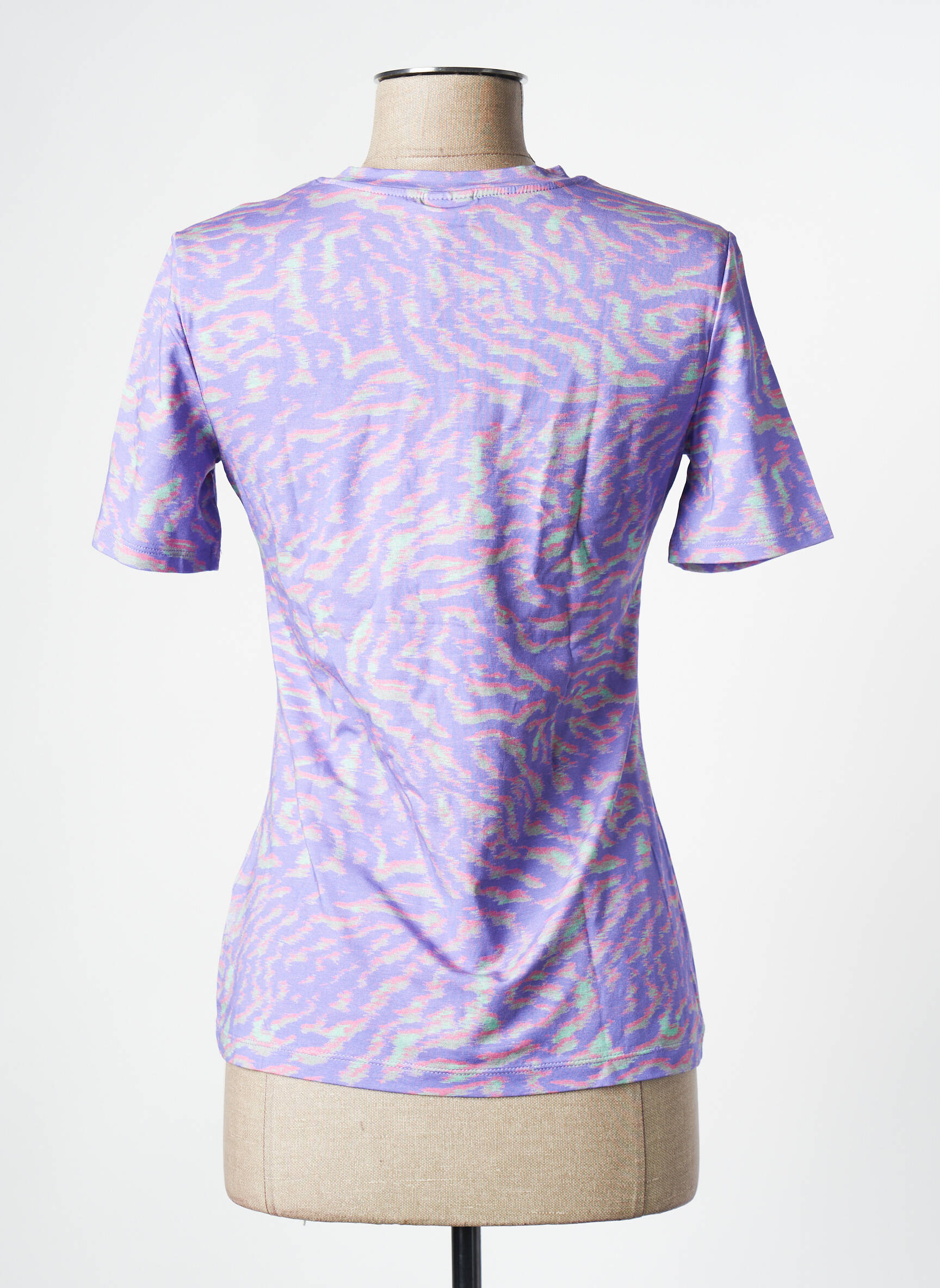 T-marškinys violetinis PAUL SMITH moteris