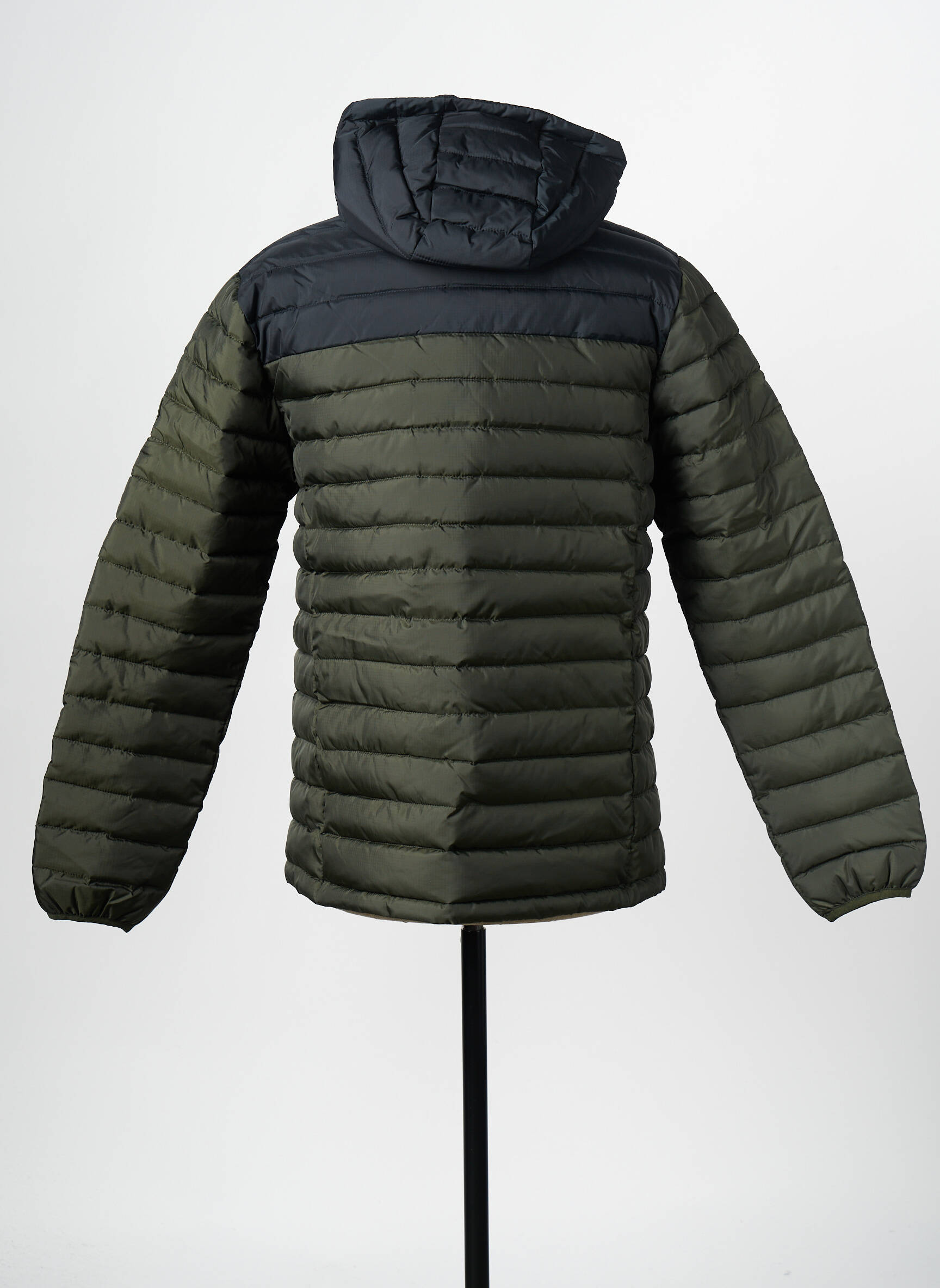 Pūkinė striukė žalias KNOWLEDGE COTTON APPAREL vyras