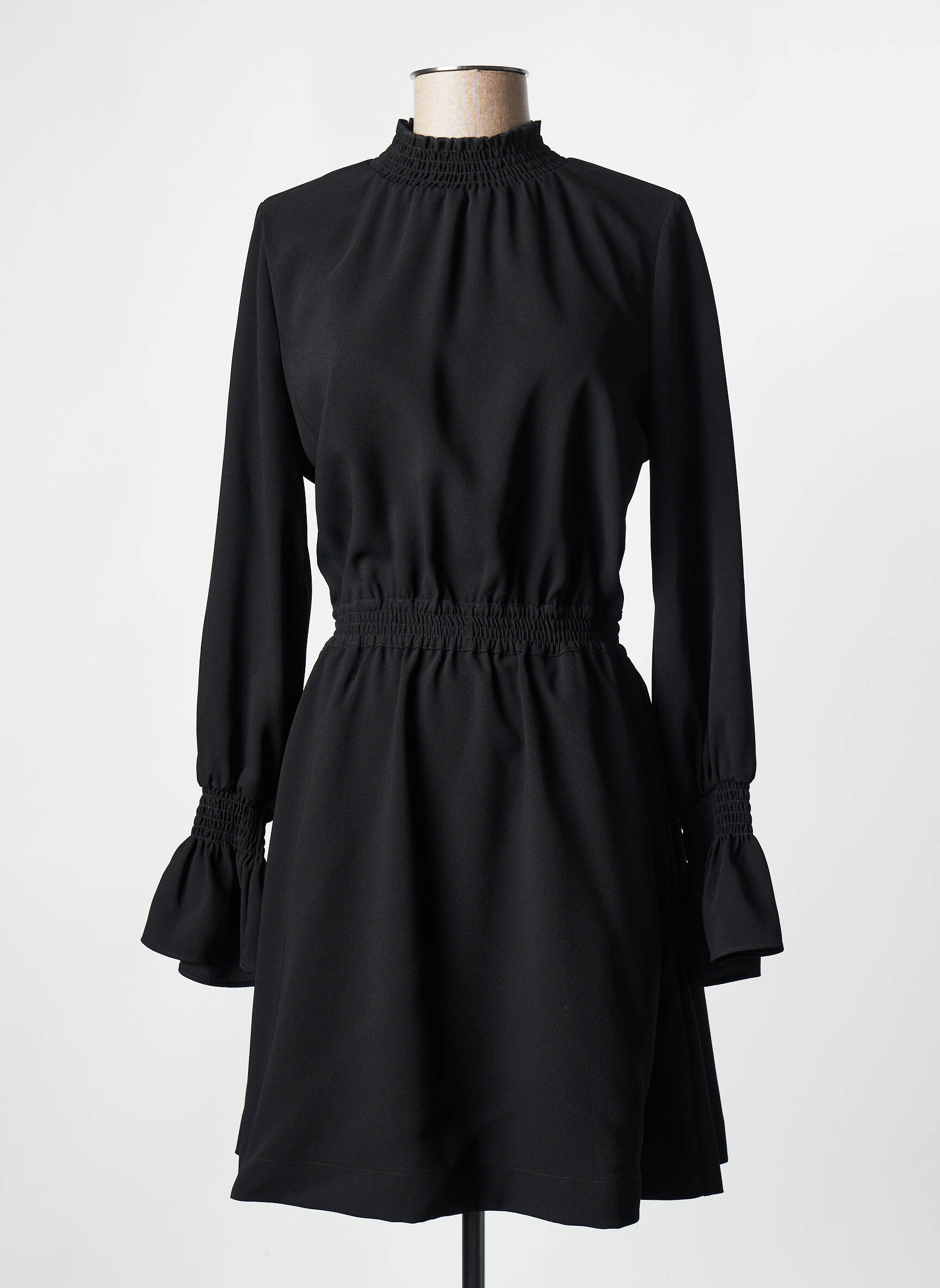 Trumpa suknelė juodas THE KOOPLES moteris