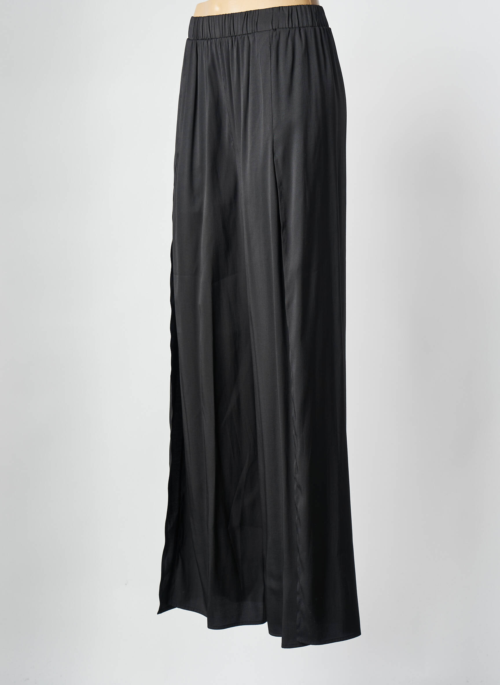 Platus kelnes juodas TWINSET moteris