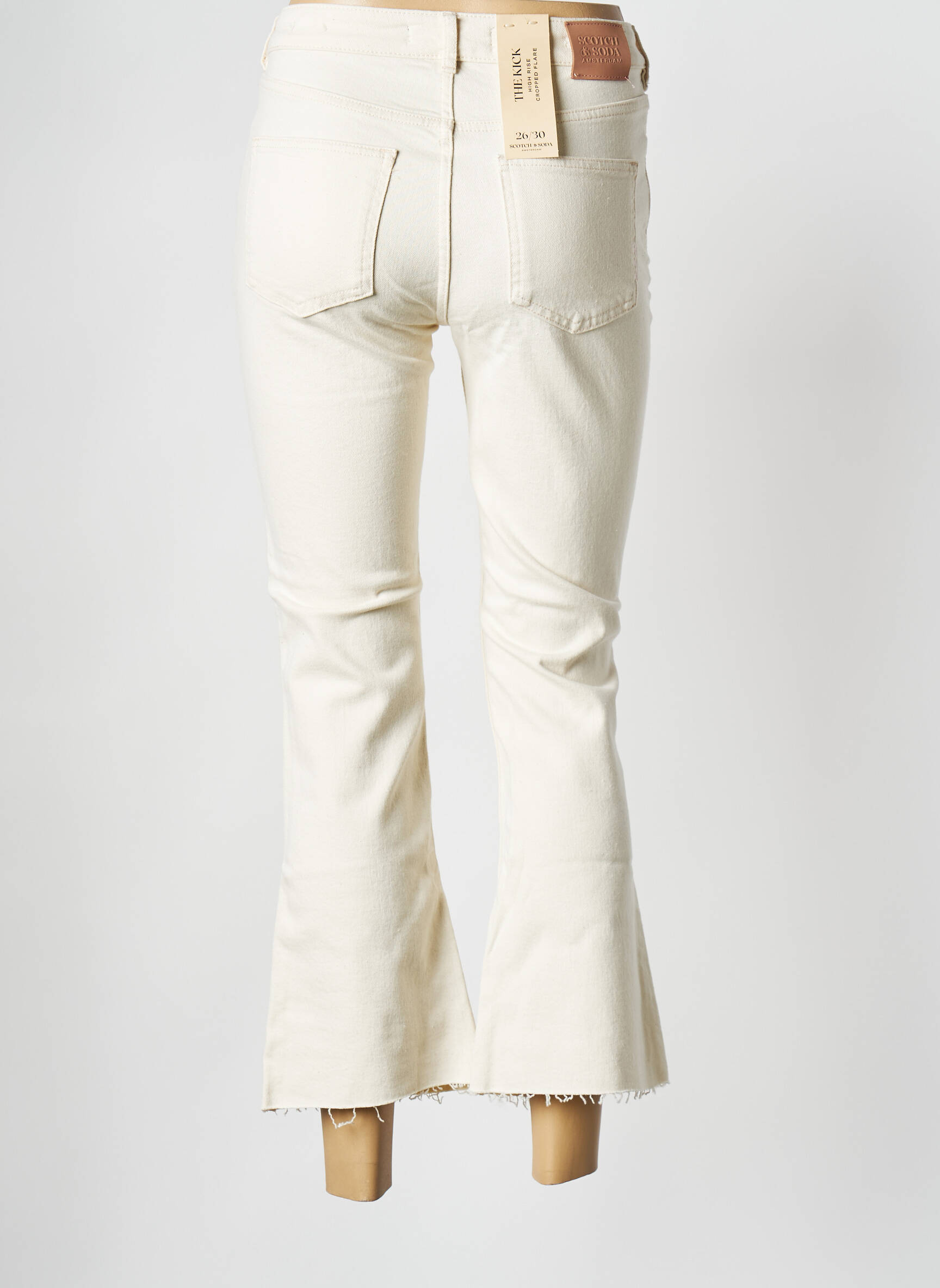 Bootcut džinsai baltas SCOTCH & SODA moteris