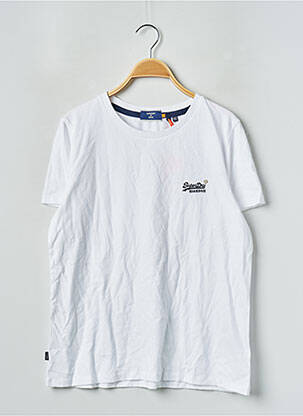 T-marškinys baltas SUPERDRY moteris