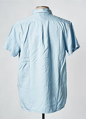 Trumpa rankovė marškiniai mėlyna KNOWLEDGE COTTON APPAREL vyras