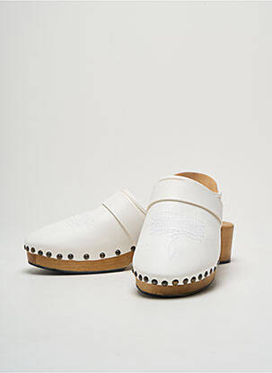 Mule/sabotai baltas LAURENCE BRAS moteris