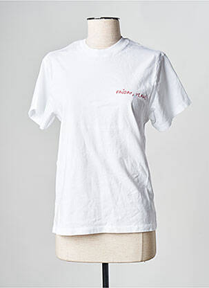 T-marškinys baltas MAISON LABICHE vyras