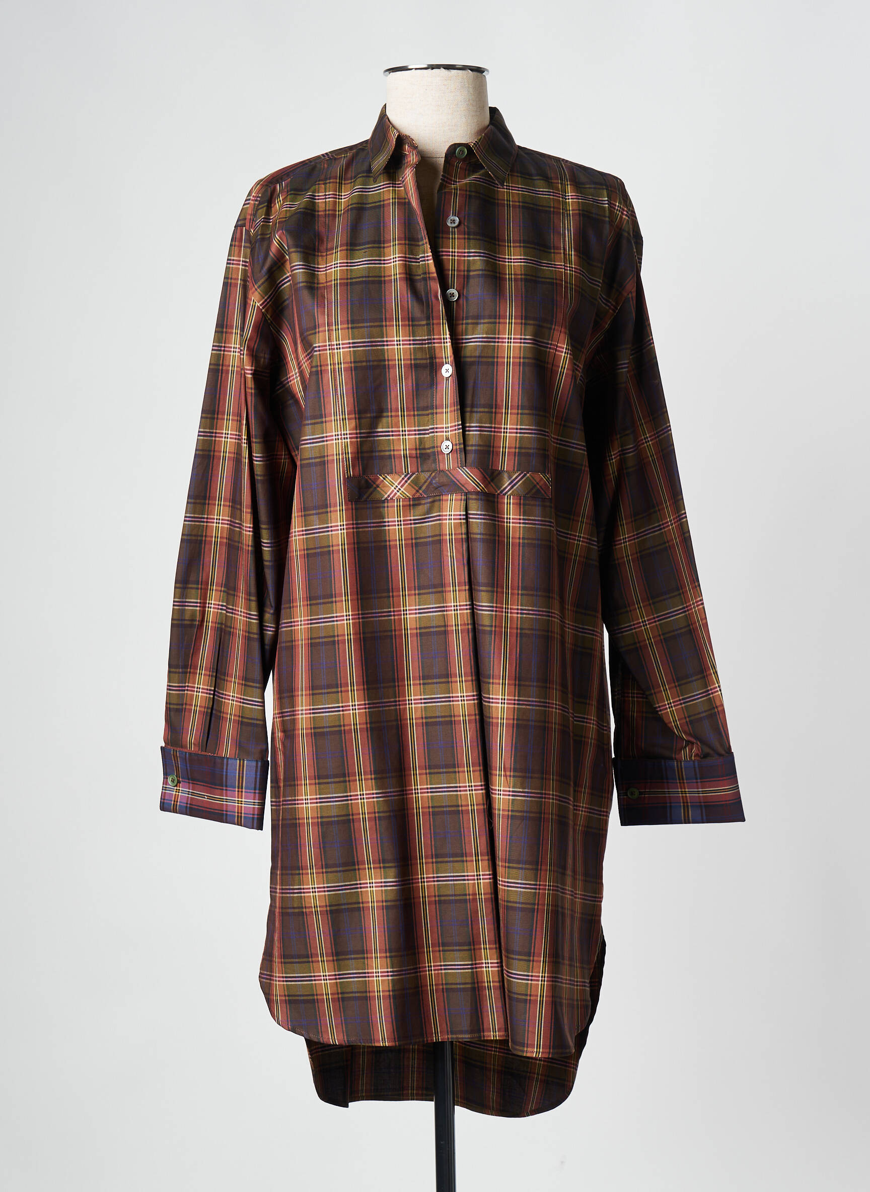 Pusilgių suknelė žalias PAUL SMITH moteris