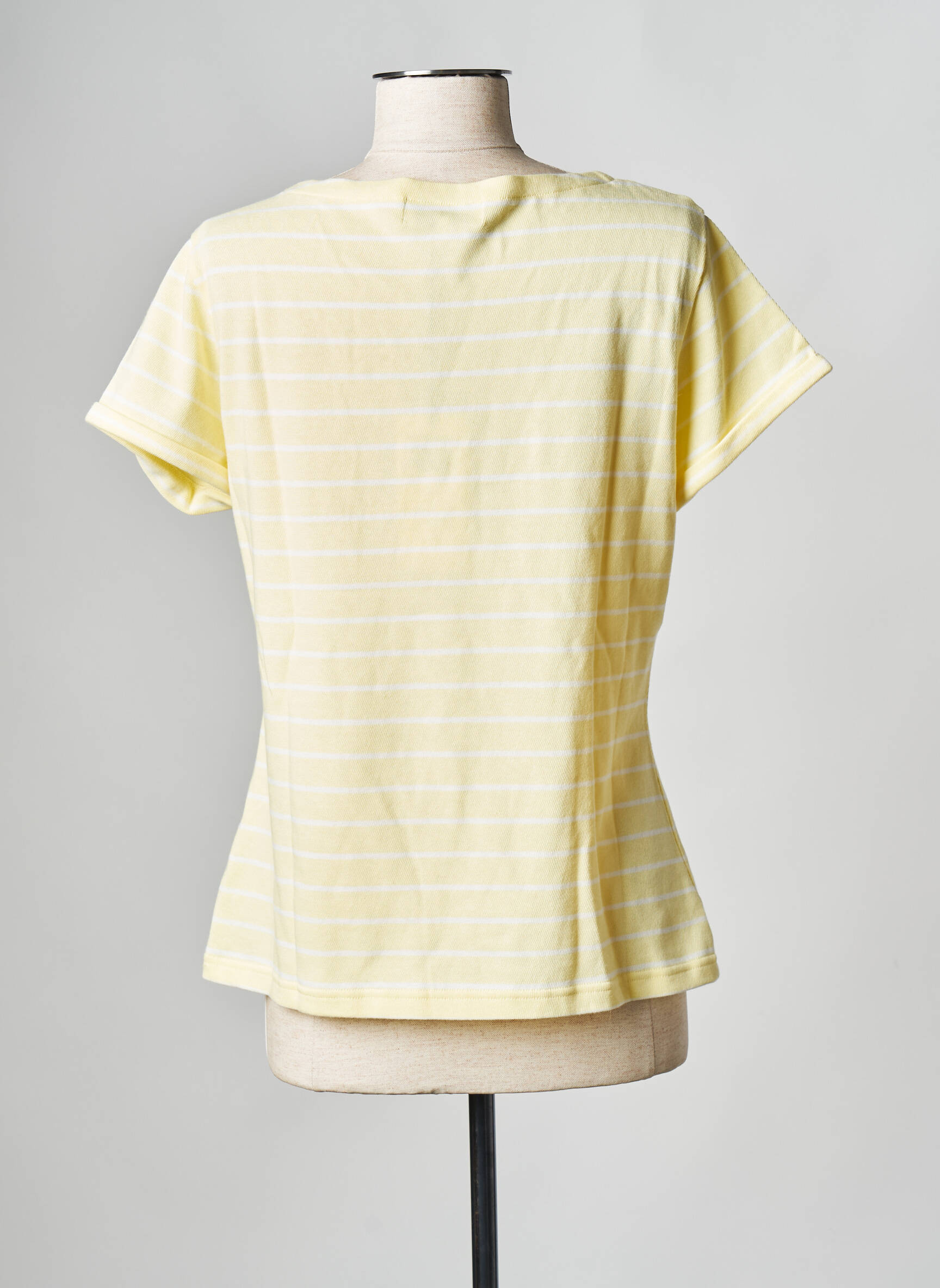T-marškinys geltona MAISON LABICHE moteris