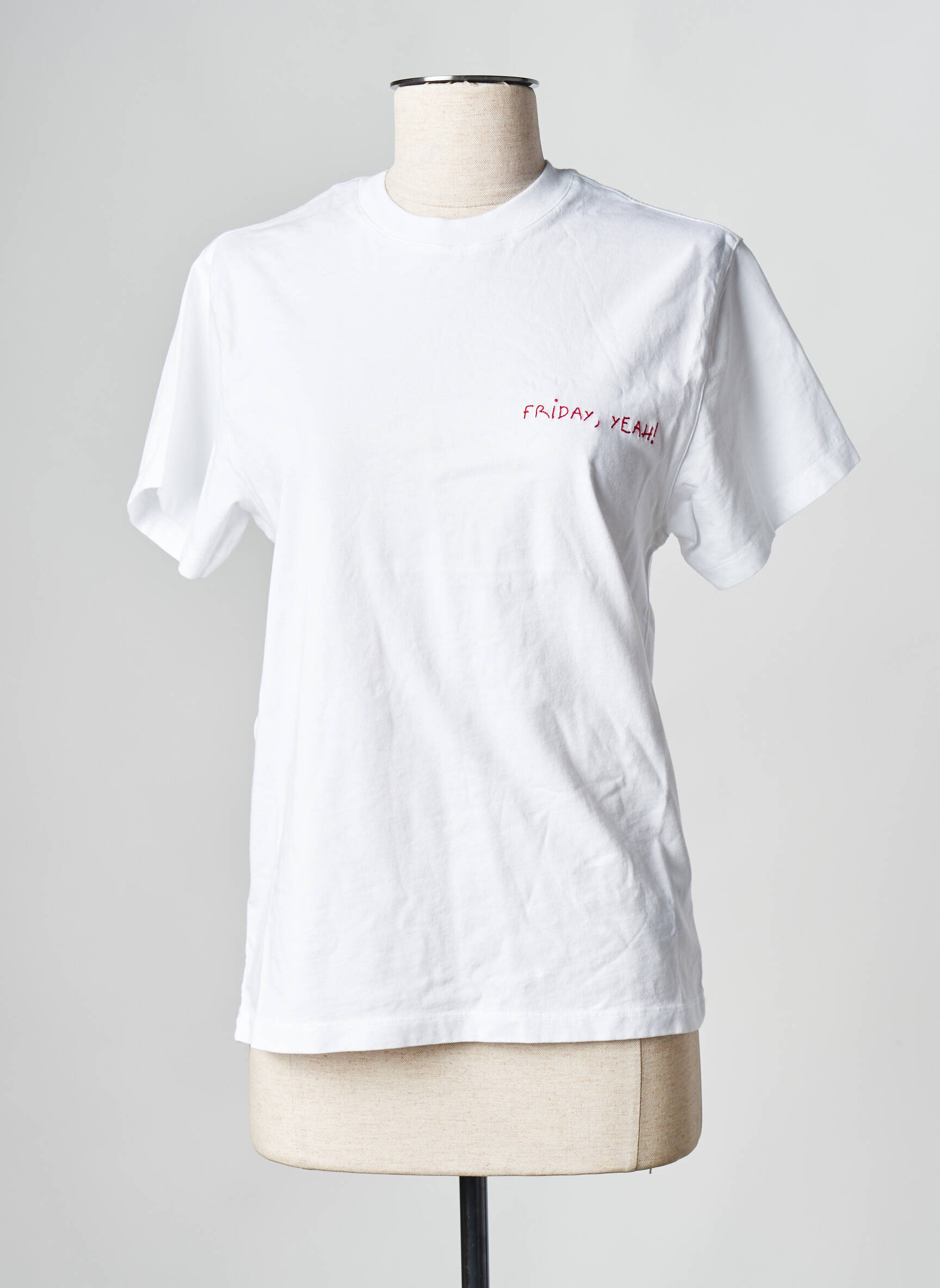 T-marškinys baltas MAISON LABICHE vyras