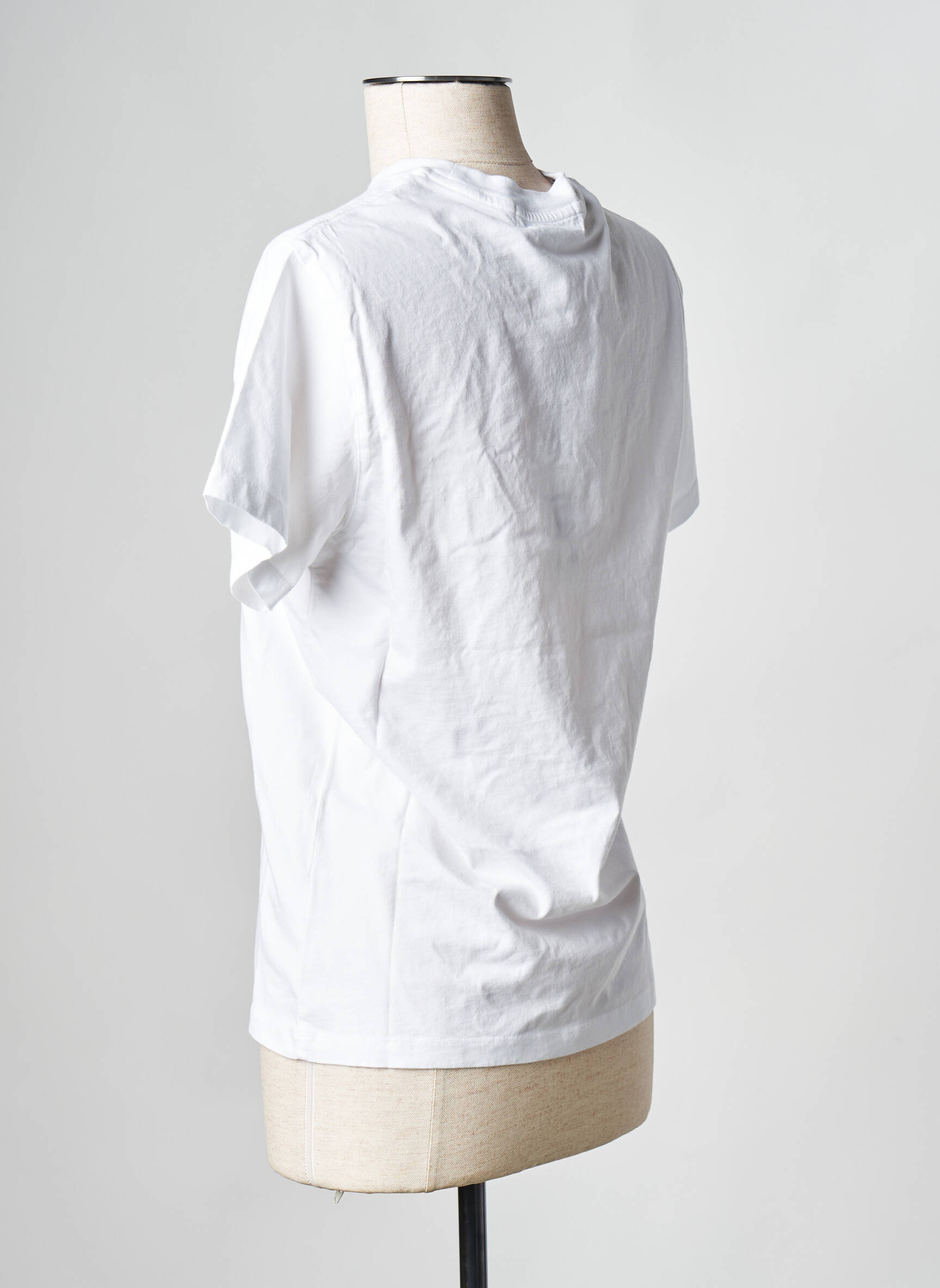 T-marškinys baltas MAISON LABICHE vyras