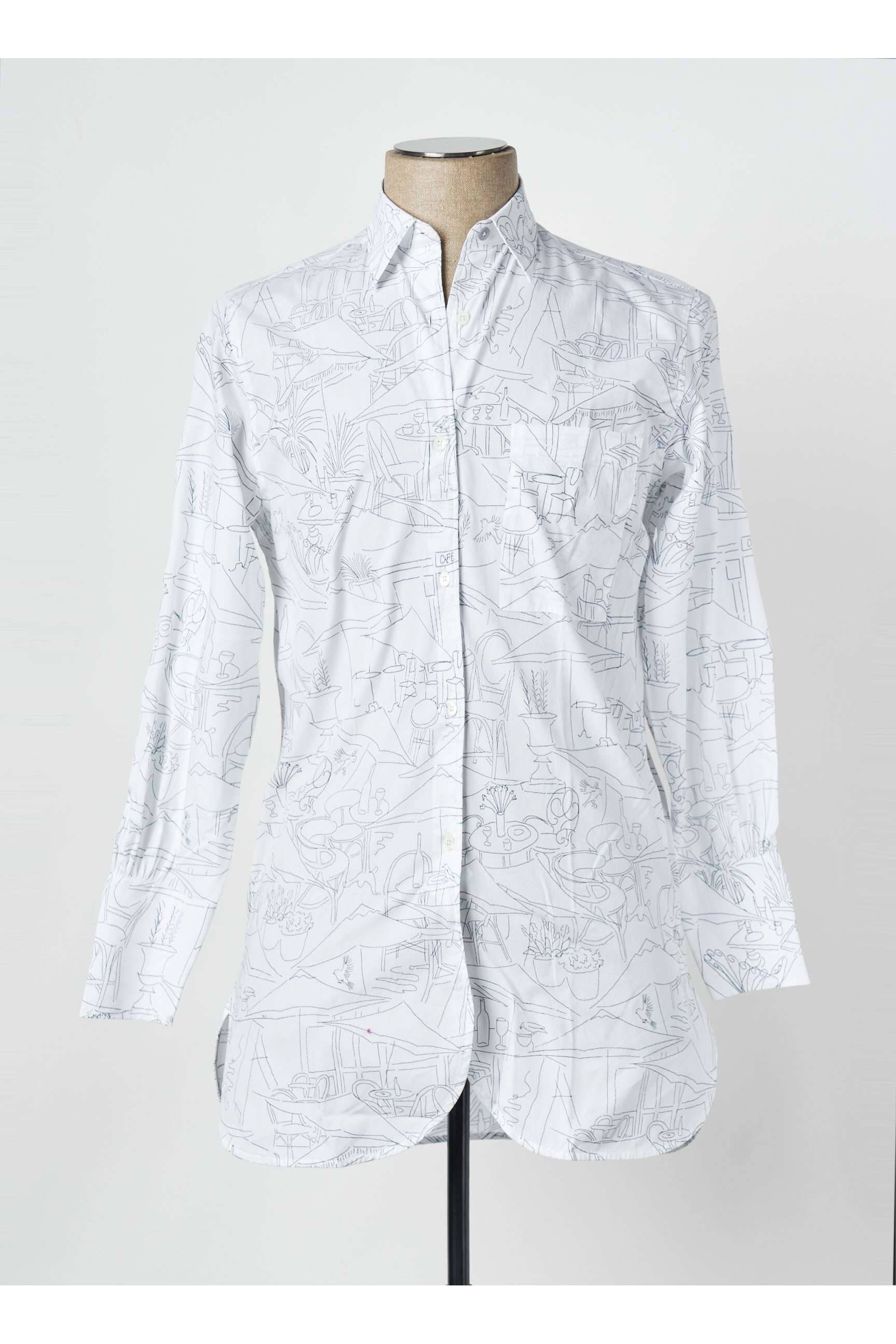 Moteriškas marškinys baltas PAUL SMITH moteris
