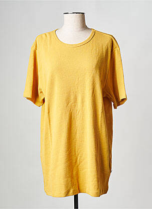 T-marškinys oranžinė KNOWLEDGE COTTON APPAREL vyras