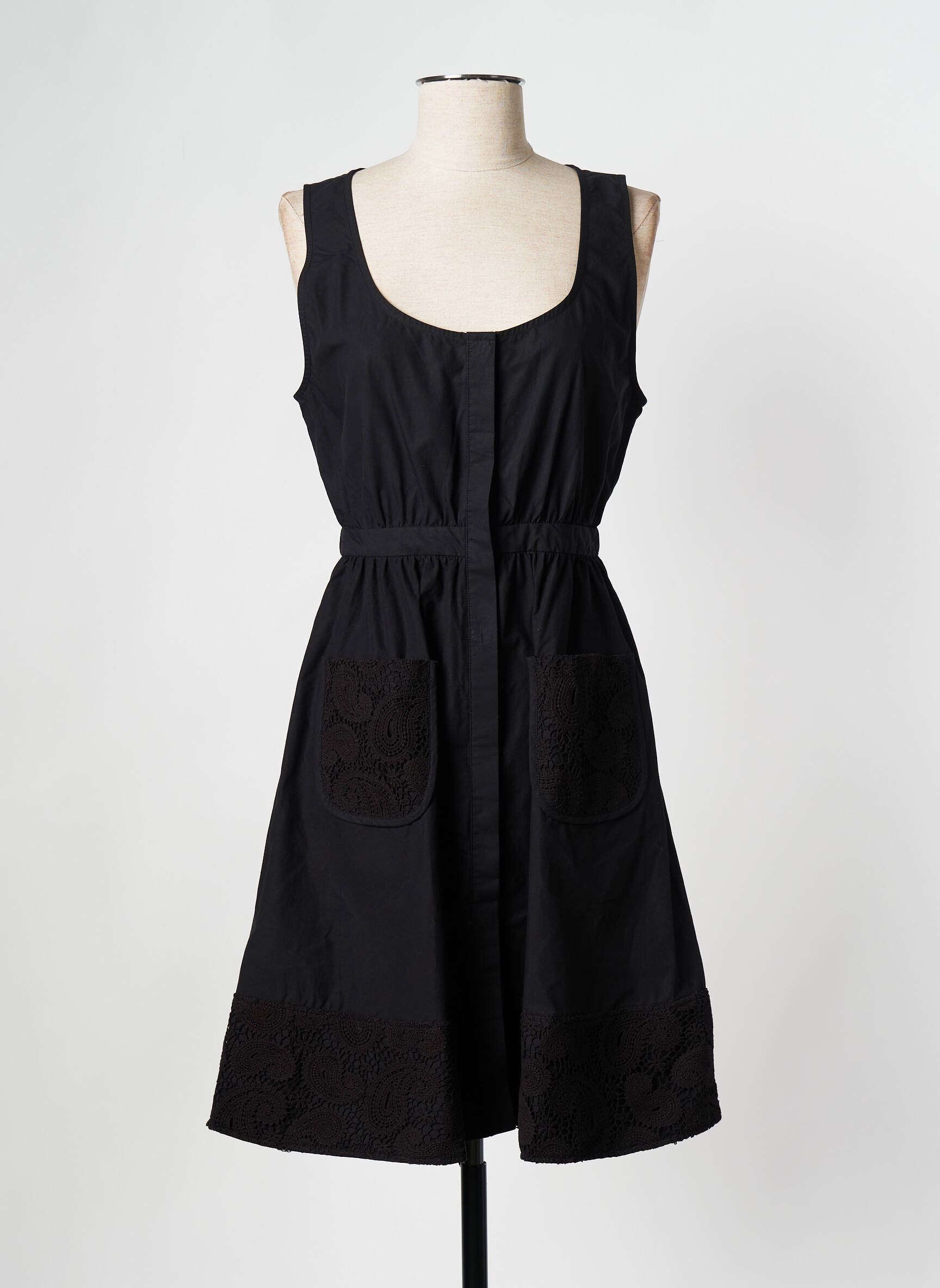 Trumpa suknelė juodas THE KOOPLES moteris