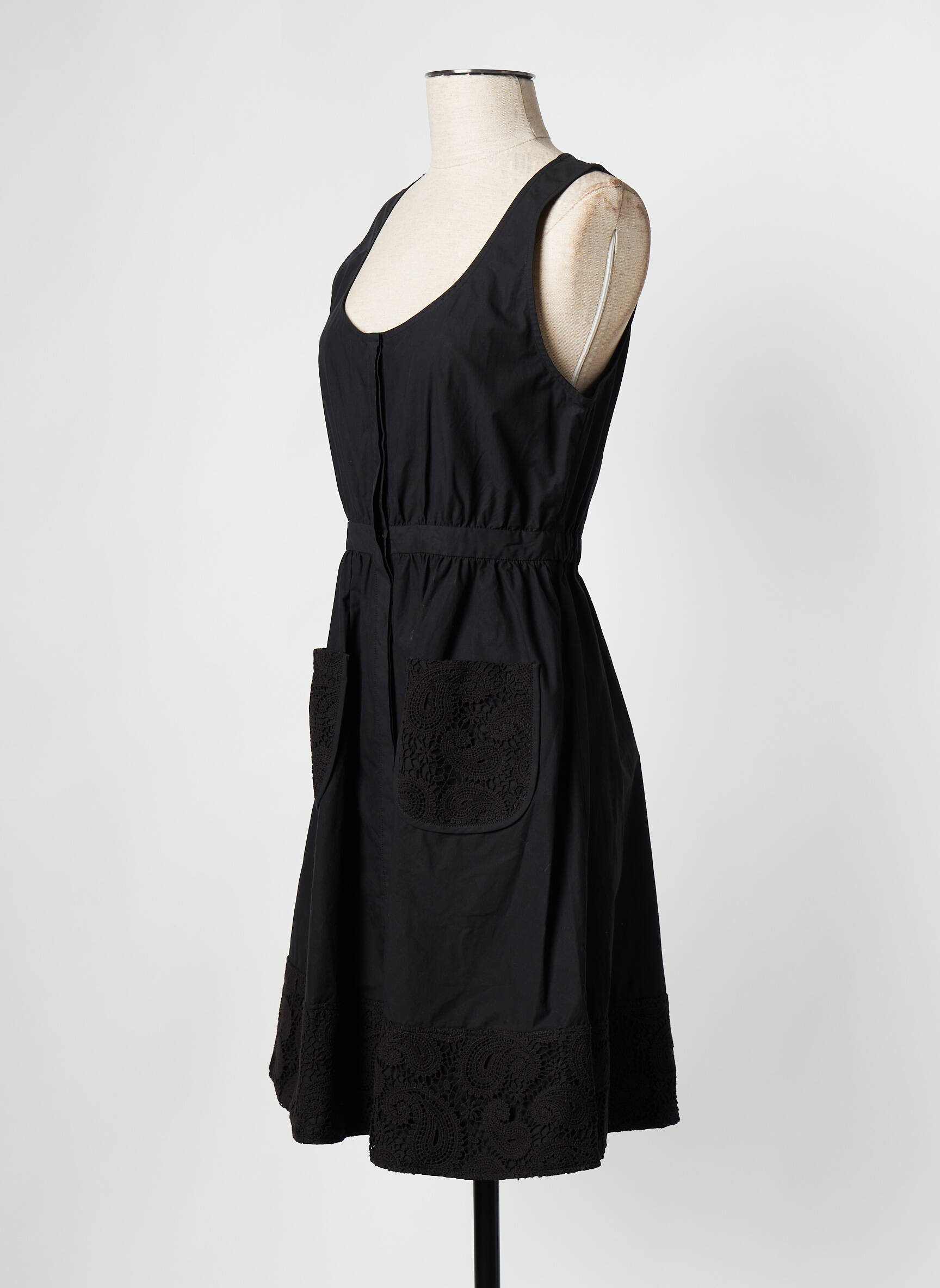 Trumpa suknelė juodas THE KOOPLES moteris