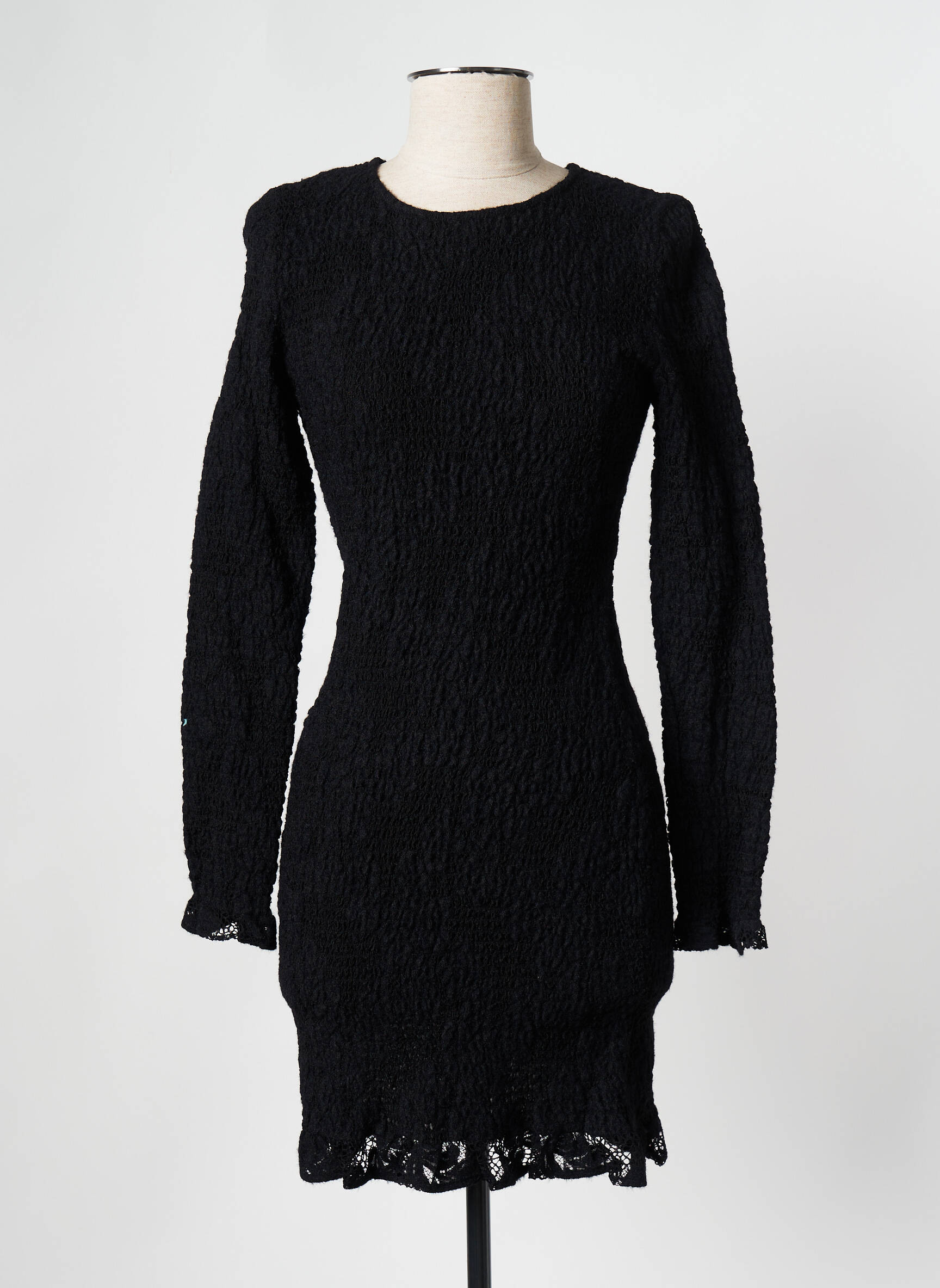 Trumpa suknelė juodas THE KOOPLES moteris