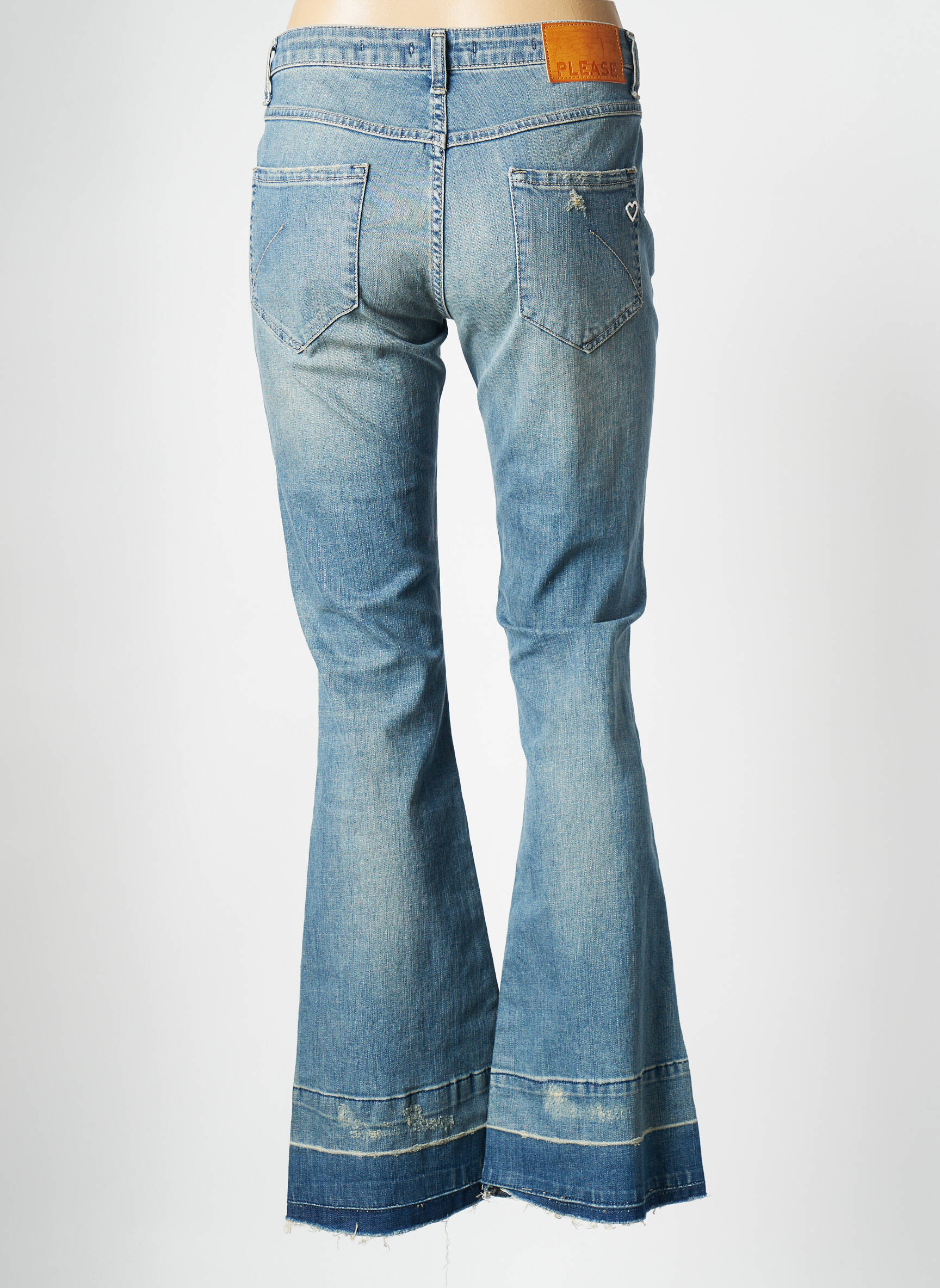Bootcut džinsai mėlyna PLEASE moteris