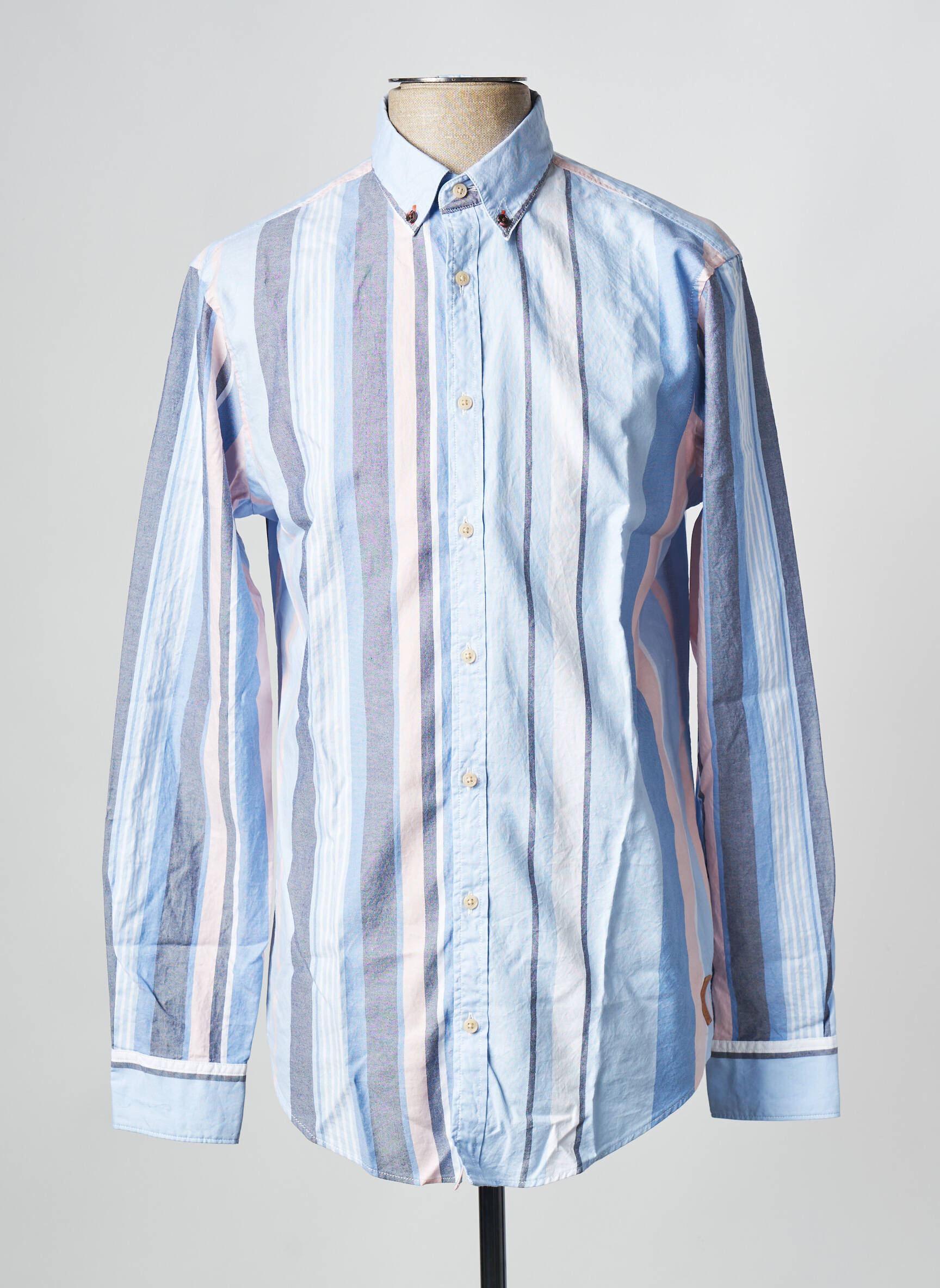 Ilgomis rankovėmis marškinys mėlyna SCOTCH & SODA vyras