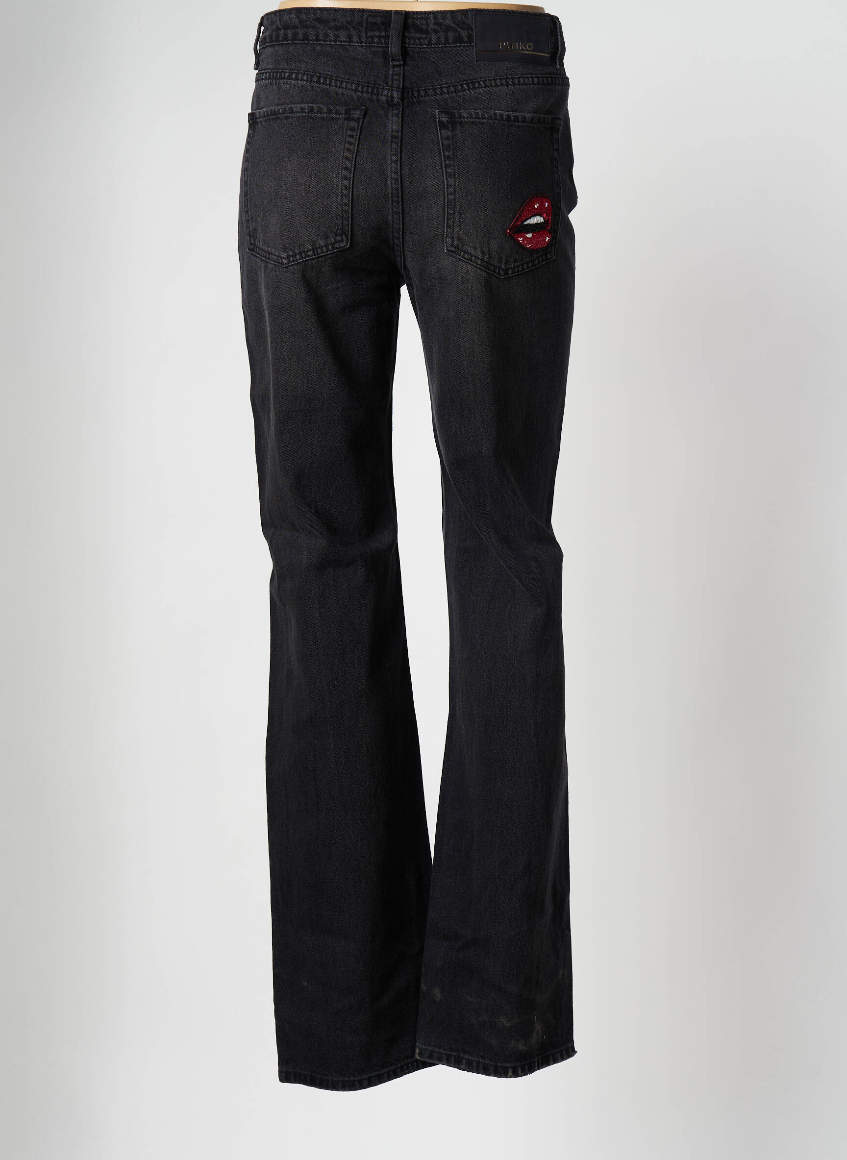 Bootcut džinsai juodas PINKO moteris