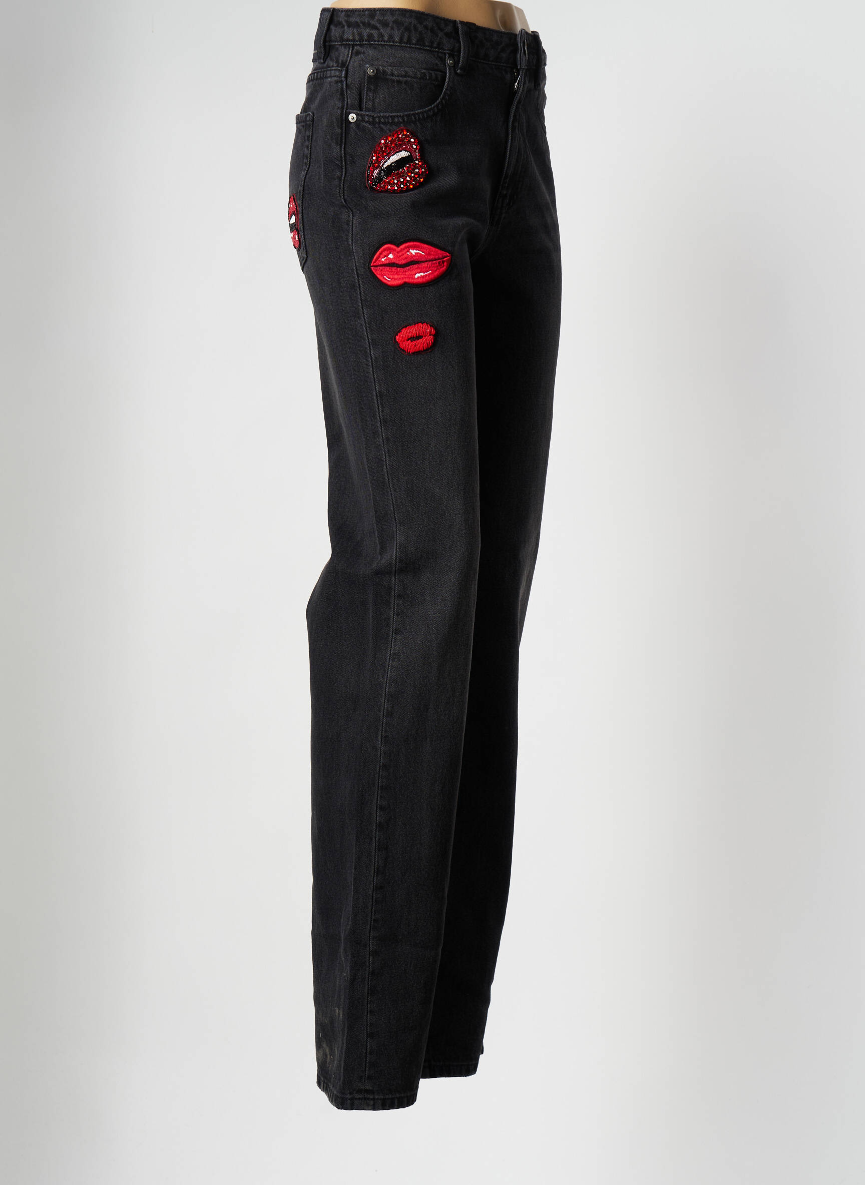 Bootcut džinsai juodas PINKO moteris