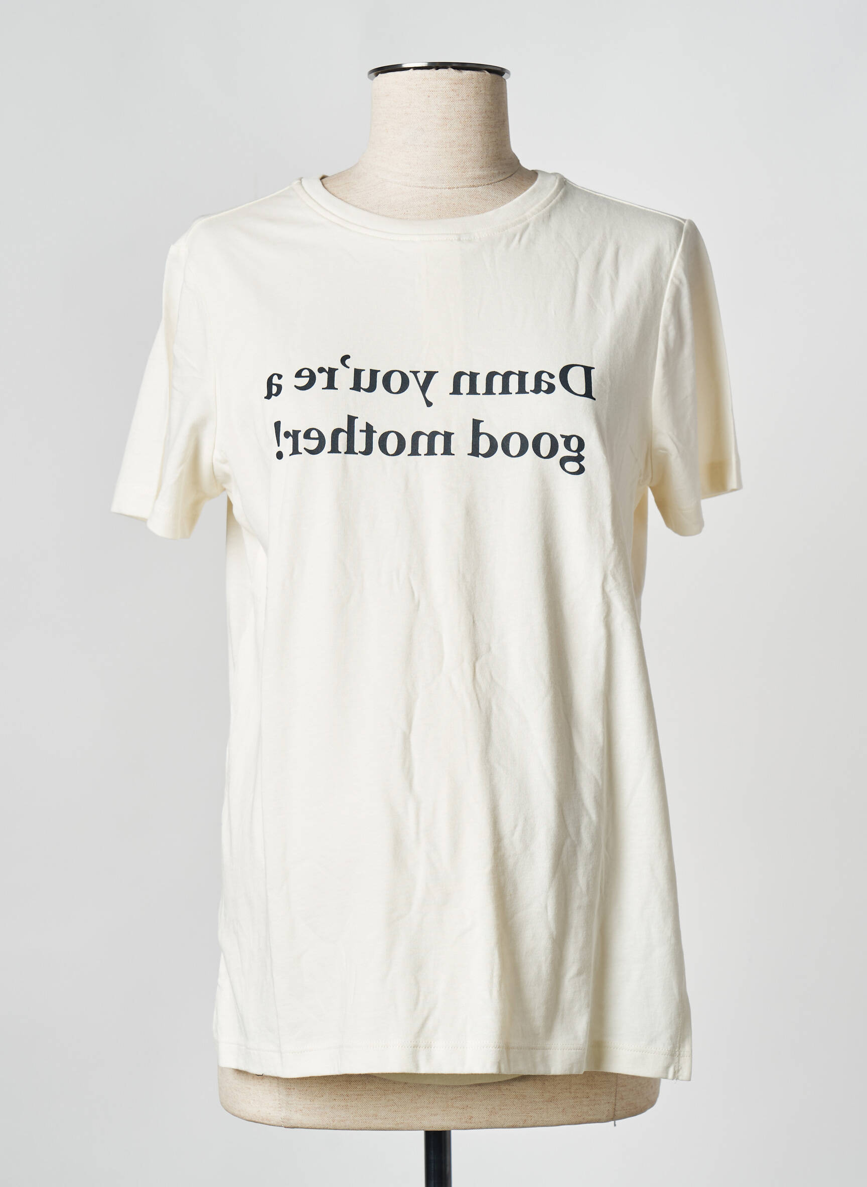 T-marškinys baltas BOOB moteris