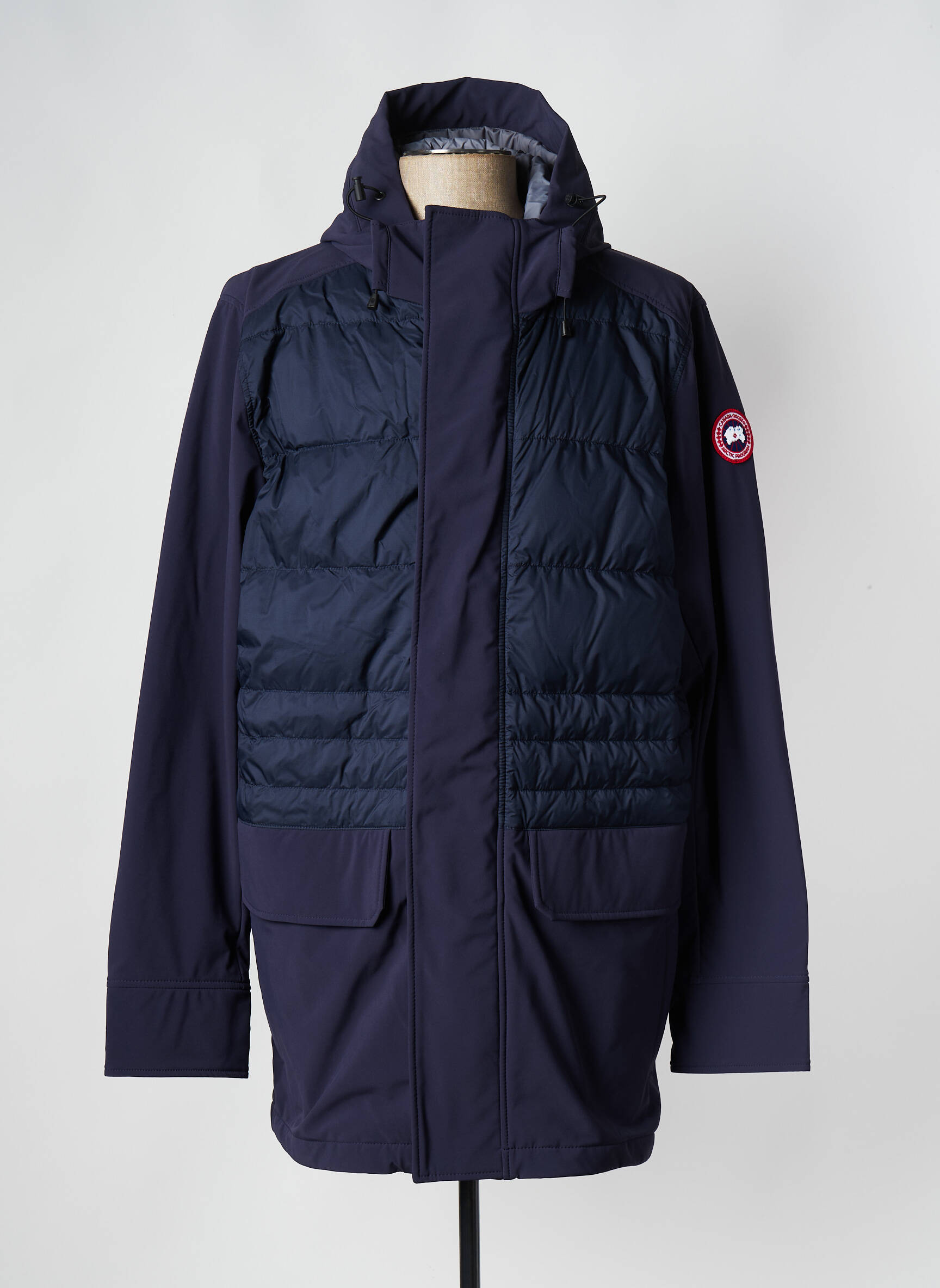 Pūkinė striukė mėlyna CANADA GOOSE vyras