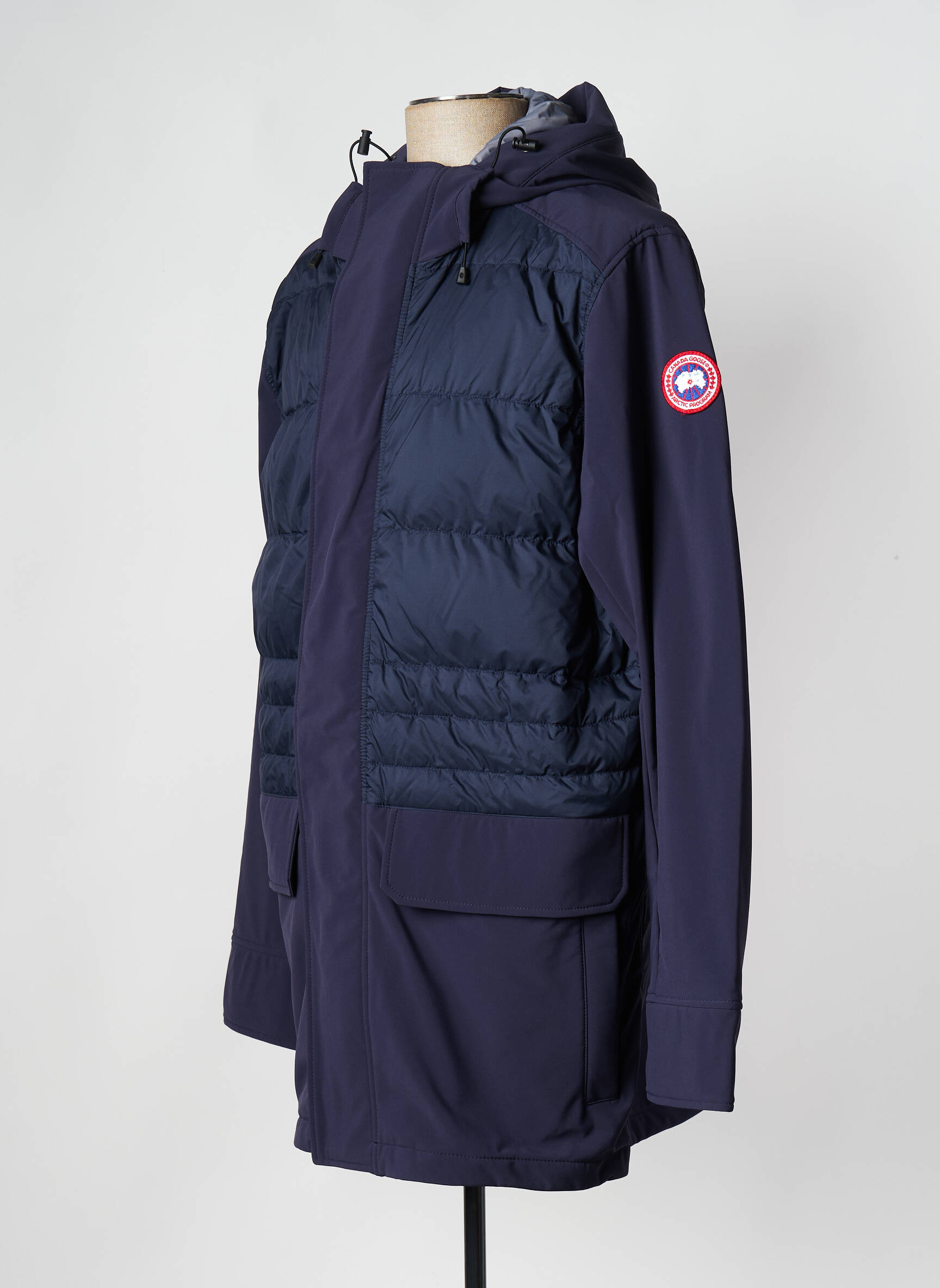 Pūkinė striukė mėlyna CANADA GOOSE vyras