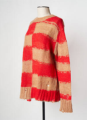 Megztinis raudona ESSENTIEL ANTWERP moteris