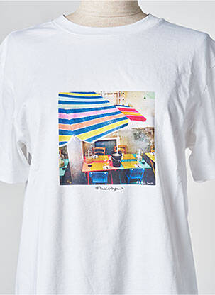 T-marškinys baltas PAUL SMITH moteris