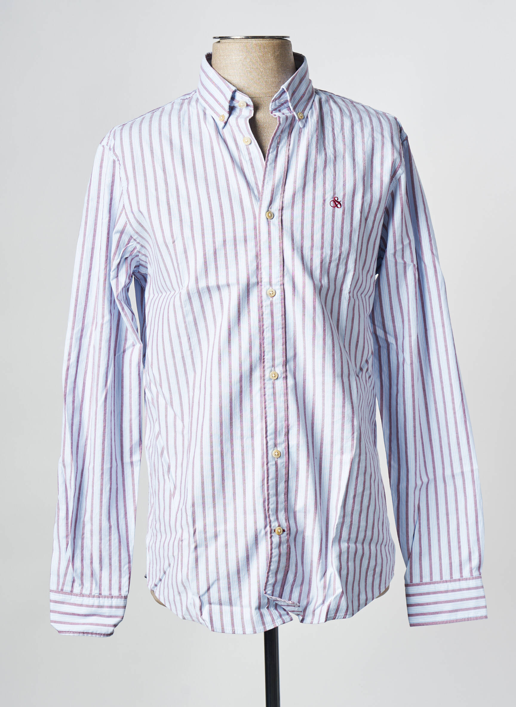 Ilgomis rankovėmis marškinys mėlyna SCOTCH & SODA vyras