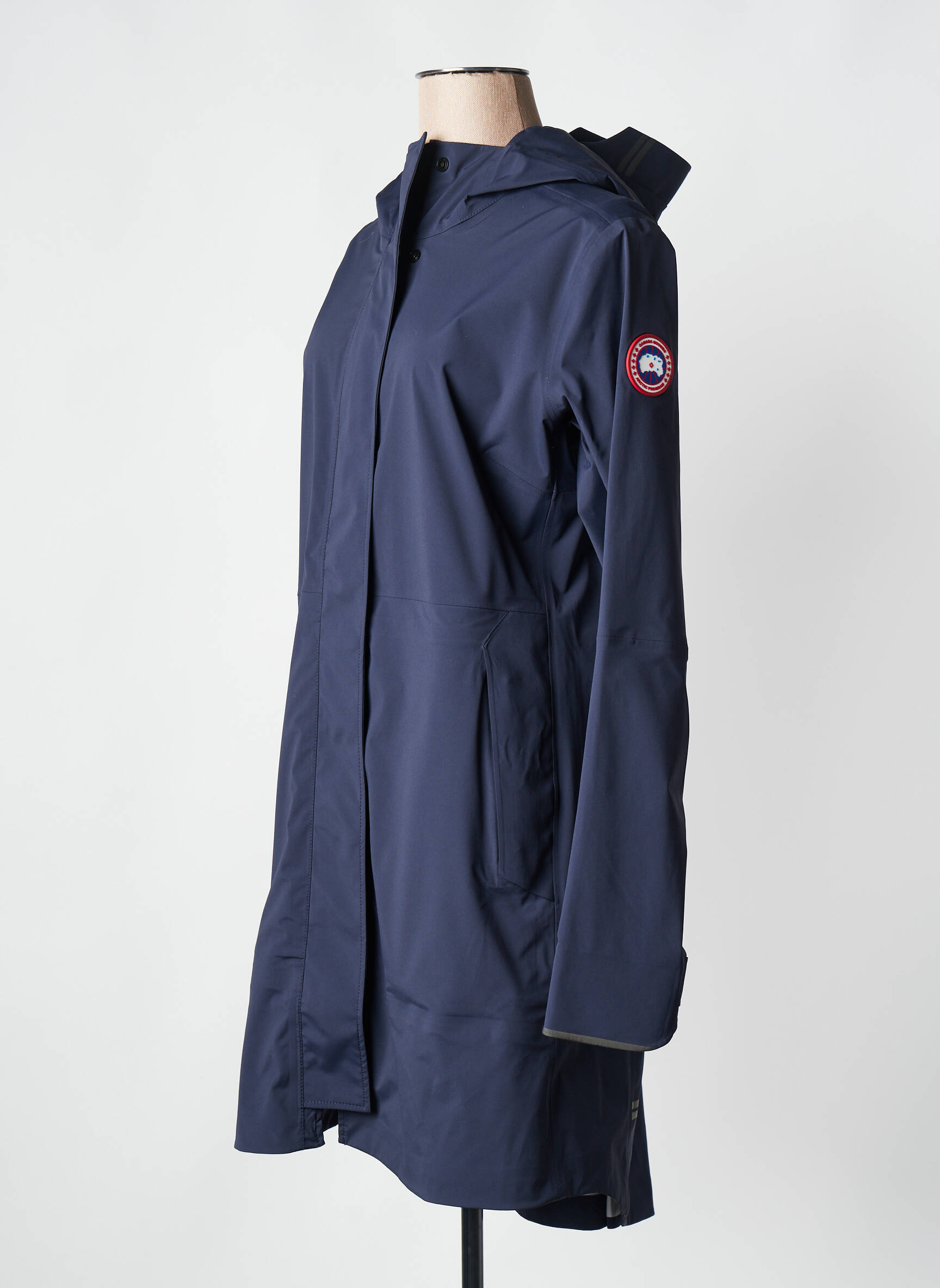Pūkinė striukė mėlyna CANADA GOOSE moteris