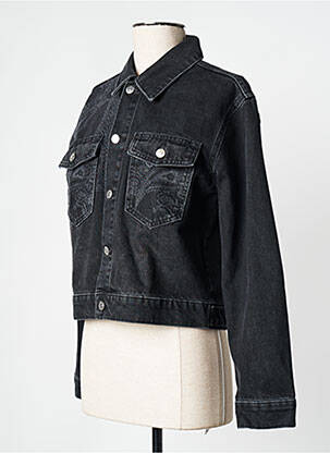 Džinsinė striukė juodas THE KOOPLES moteris