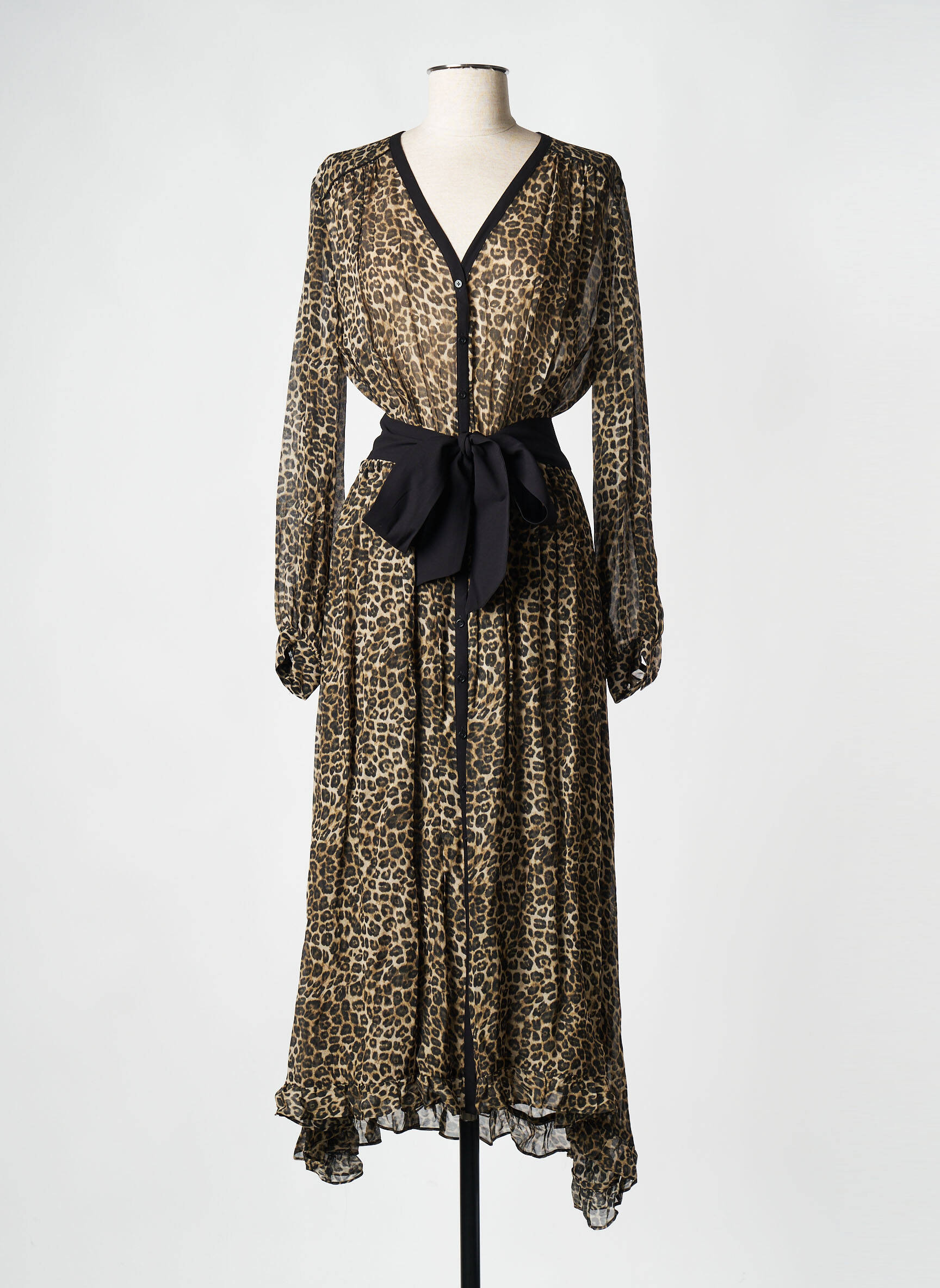 Ilga suknelė juodas THE KOOPLES moteris