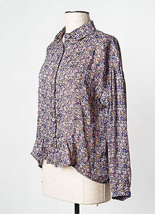 Moteriškas marškinys violetinis MOLLY BRACKEN moteris