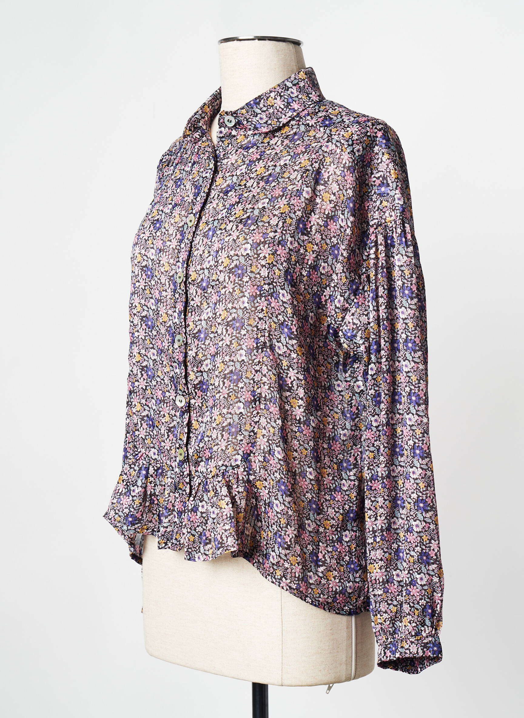 Moteriškas marškinys violetinis MOLLY BRACKEN moteris