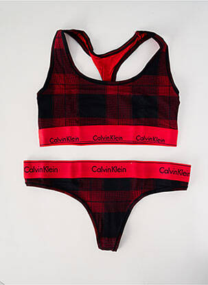 Lingerie raudona CALVIN KLEIN moteris