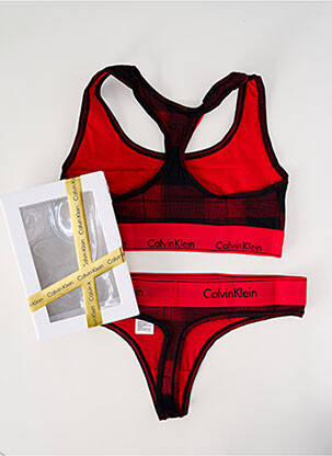 Lingerie raudona CALVIN KLEIN moteris