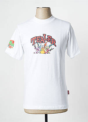T-marškinys baltas TEALER vyras
