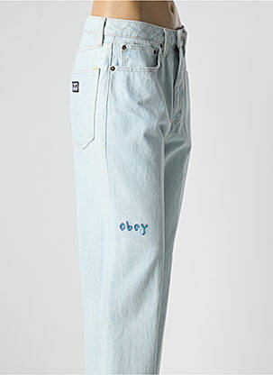 Bootcut džinsai mėlyna OBEY moteris