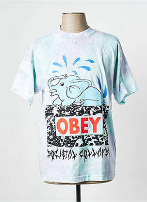 T-marškinys daugiaspalvis OBEY vyras